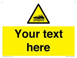 Custom Warning motorised watercraft